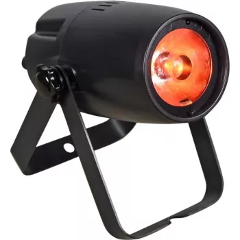 LED spots EUROLITE PST-10 QCL 10W RGBW — kompakts skatuves/ainu apgaismojums ar RGBW krāsu jaukšanu