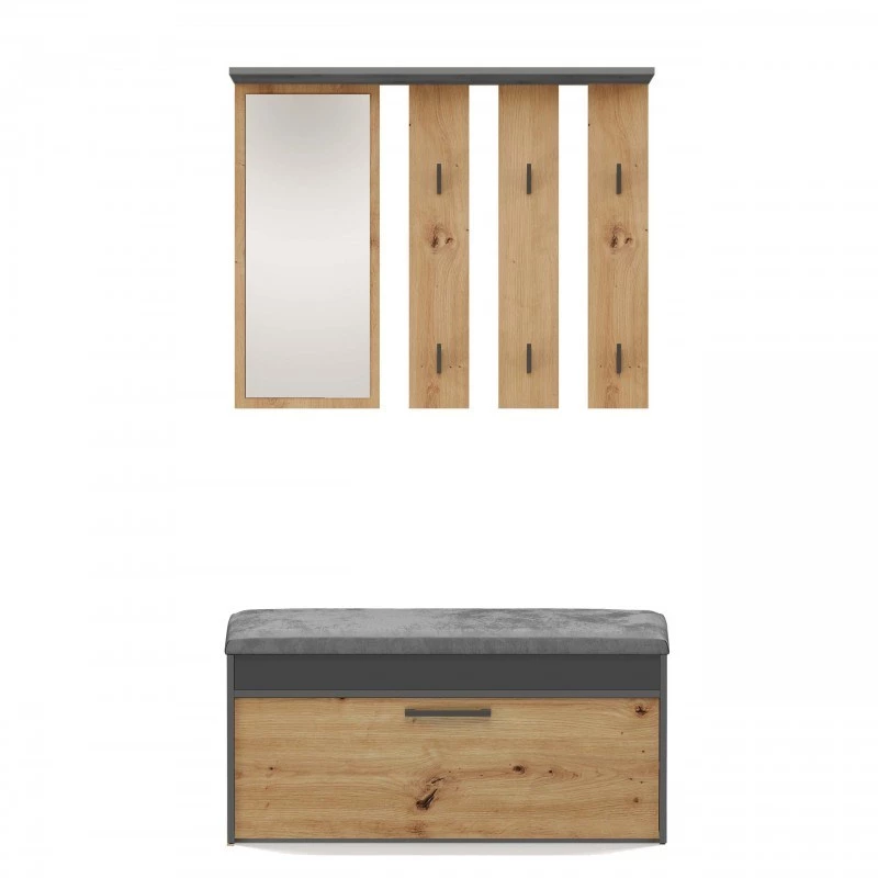 Topeshop GAR PARMA ANT/ART entryway Skapis