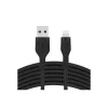 Lightning kabelis Belkin CAA008BT1MBK 1m Melns USB A uz Lightning