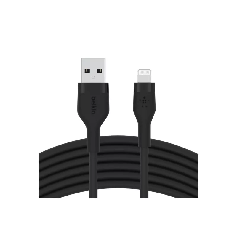 Lightning kabelis Belkin CAA008BT1MBK 1m Melns USB A uz Lightning