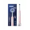 Oral-B Electric Toothbrush Pro Series 1 Cross Action Pieaugušajiem Uzlādējams Rozā Iekļauto birstes galviņu skaits 1 Zobu tīrīšanas režīmu skaits 3
