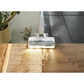 Bissell Stick Vacuum | PowerClean | Bezvadu darbība | 200 W | Darbības laiks (maks.) 40 min | Silts balts/Pelēks/Mirdzošs sudrabs
