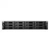 Synology RackStation RS2423+ NAS/glabāšanas serveris Rack (2U) Ryzen Embedded V1780B 8 GB DDR4 0 TB DiskStation Manager Melns, Pelēks