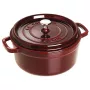 Čuguna apaļais katls Staub 3,8 L Granātābols – 3,8 L ietilpība, emaljēta iekšpuse