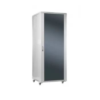 SOMI Networks | 37U, 19″ brīvi stāvošs skapis | 37U-60/60NAC | Pelēks | Maksimālā slodze 800 kg; Noņemami un slēdzami sānu paneļi; Stikla durvis; Nesamontēts | Dziļums: 60 cm