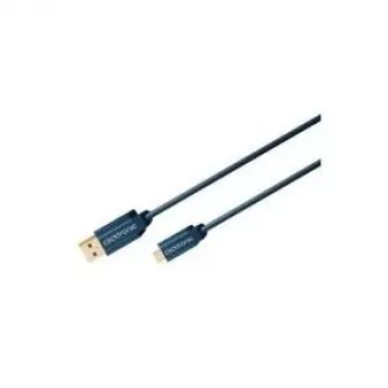 ClickTronic 1,8 m USB 2.0 A-mini B vīr./vīr. 1,8 m USB A Mini-USB B zils USB kabelis (70127)
