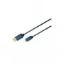 ClickTronic 1,8 m USB 2.0 A-mini B vīr./vīr. 1,8 m USB A Mini-USB B zils USB kabelis (70127)