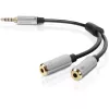 Sharkoon PMP35 - Audio-Adapter - 4-poliger Mini-Stecker (M)