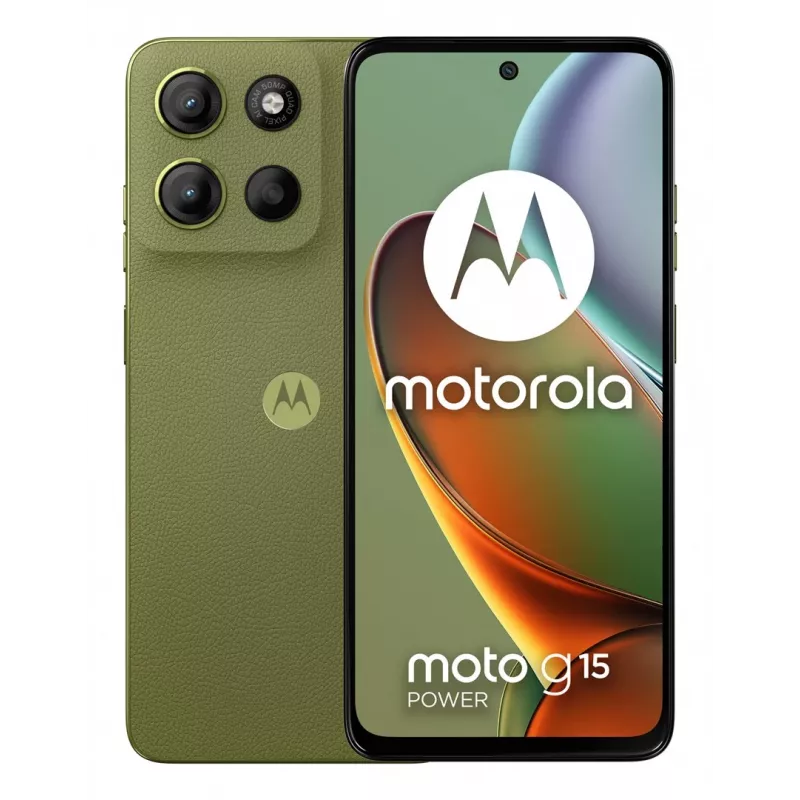 Motorola moto g15 power 17.1 cm (6.72 collas) Dual SIM Android 15 4G USB Type-C 8 GB 512 GB 6000 mAh Zaļa