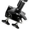 SilverStone SST-ARM22BC dubultā monitora stiprinājums - melns