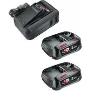 GARDENA 14914-20 Starter komplekts QC AL 18V-44 + 2 x 2,5 Ah SoC darbarīka akumulators un lādētājs 18 V 2,5 Ah Li-Ion (14914-20)