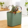 Bag rotho Albula zaļa 25 L recycled plastic, 340×235×400 mm, max load 40 kg
