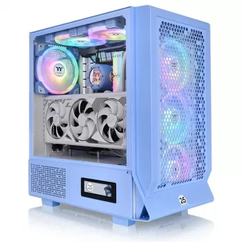 Thermaltake Ceres 330 TG - Midi Tower - PC - Zils - ATX - EATX - micro ATX - Mini-ITX - SPCC - Rūdīts stikls - 18,5 cm (CA-1Y2-00MFWN-00)