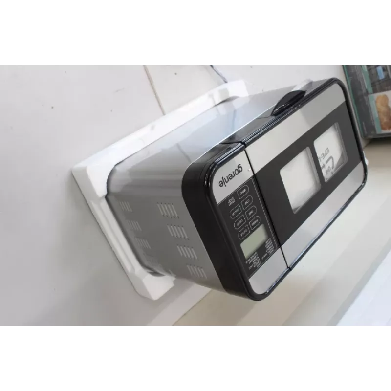 Maizes cepējs Gorenje BM1400E — 815 W, 12 programmas, LCD, nerūsējošais tērauds, 1400 g klaips, dubultā cepamā forma
