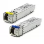 Extralink SFP WDM modulis 1.25G, 1.25Gbps, 1310/1550nm, vienmoda, 20km, LC, DOM, pāris, paredzēts HP/Aruba
