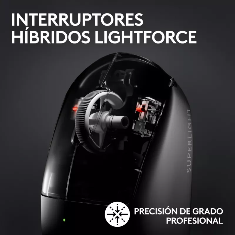 Pele Logitech G PRO X RF bezvadu optiskā 32000 DPI