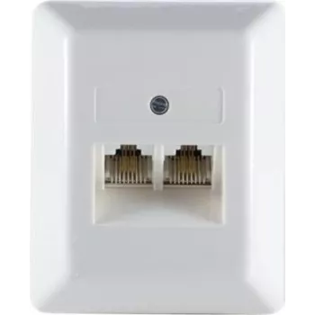 Modular Connection Box helos UAE 8/8 2-fold Surface Mount balta