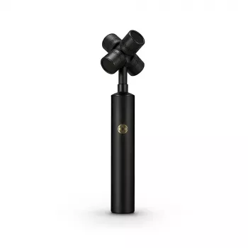 Studijas mikrofons RØDE NT-SF1 — vadu kondensators, 20–20000 Hz, jutība −30,4 dB, 63 Ω izejas pretestība, misiņa korpuss, melns