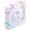 120mm ARGB PWM korpusa ventilators Jonsbo HF2-120 balts — 120 mm, PWM, ARGB
