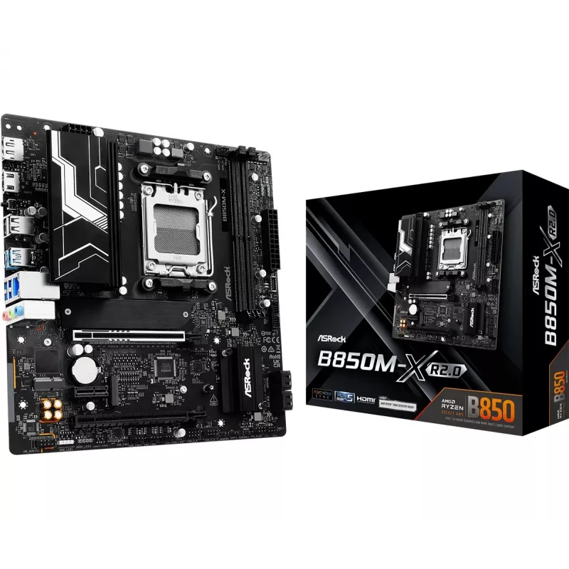 ASRock B850M-X R2.0 AM5 Micro-ATX mātesplate