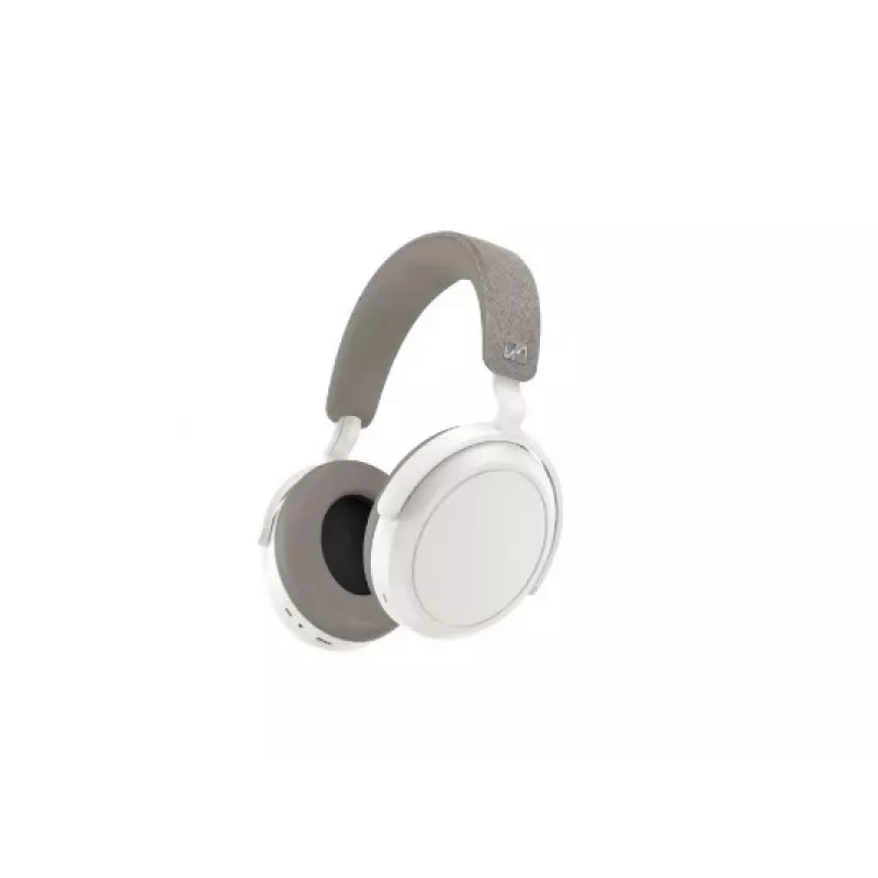 Austiņas Sennheiser Momentum 4 Wireless — Bluetooth 5.2, 60 h, ANC, slēgta tipa, 3.5 mm, baltas