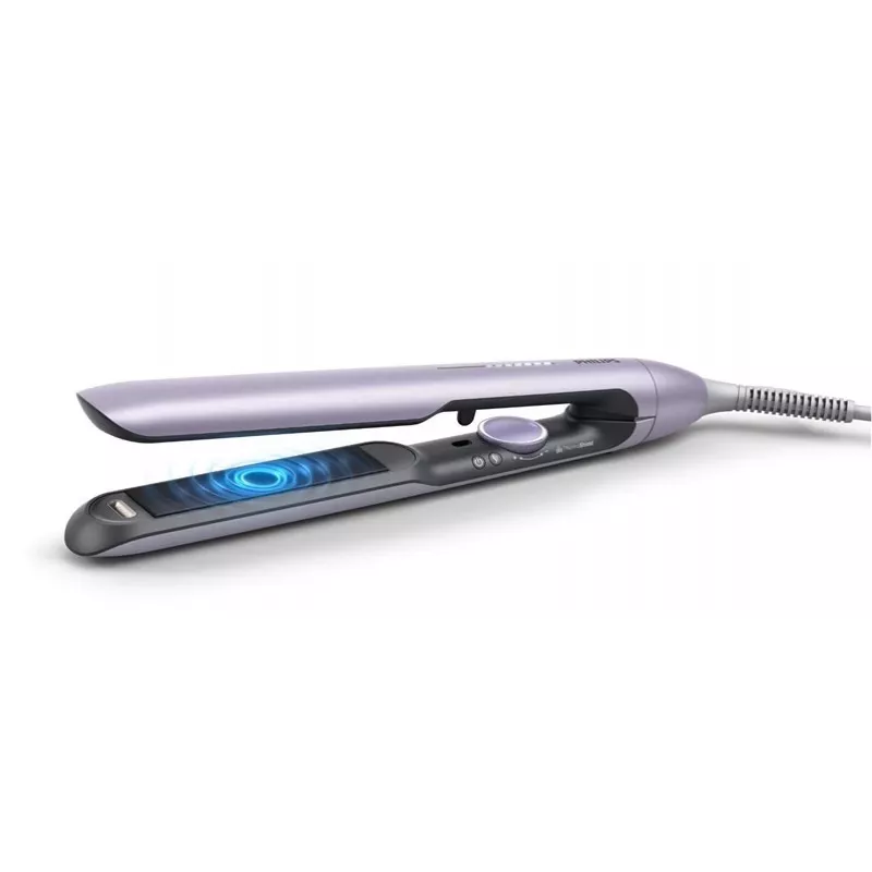 Taisnotājs Philips BHS742/00 (7000 sērija) — keramikas plāksnes, 12 siltuma līmeņi, 120–240 V, 2 m vads, purpura
