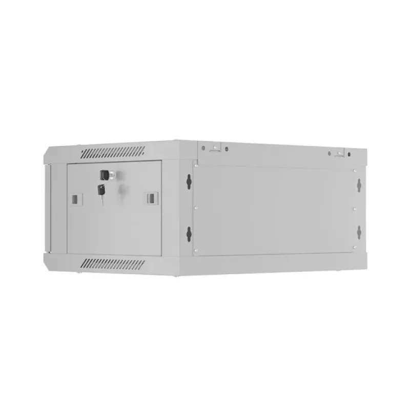 Rack cabinet LANBERG WF01-6404-23S 19 inch 4U gray with perforated doors