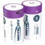 1314-0005 Li-Ion uzlādējamās baterijas Mono D tips 6000 min. 5400 mAh 2 gab. iepakojumā - Baterija - Mono