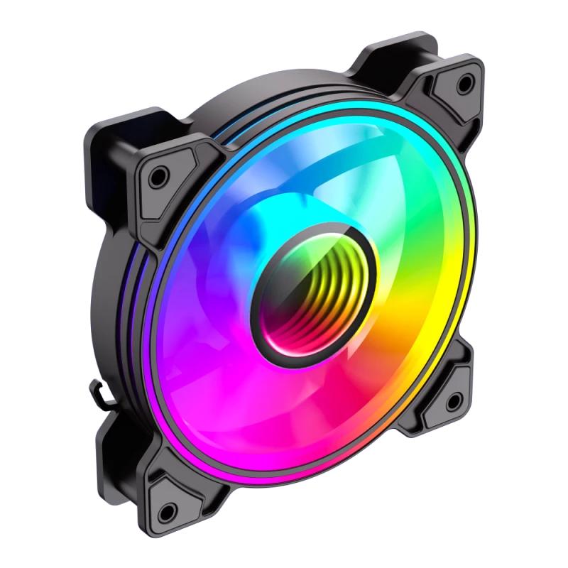 Gamemax | Datora ventilators | DUAL RING INFINITY | Melns