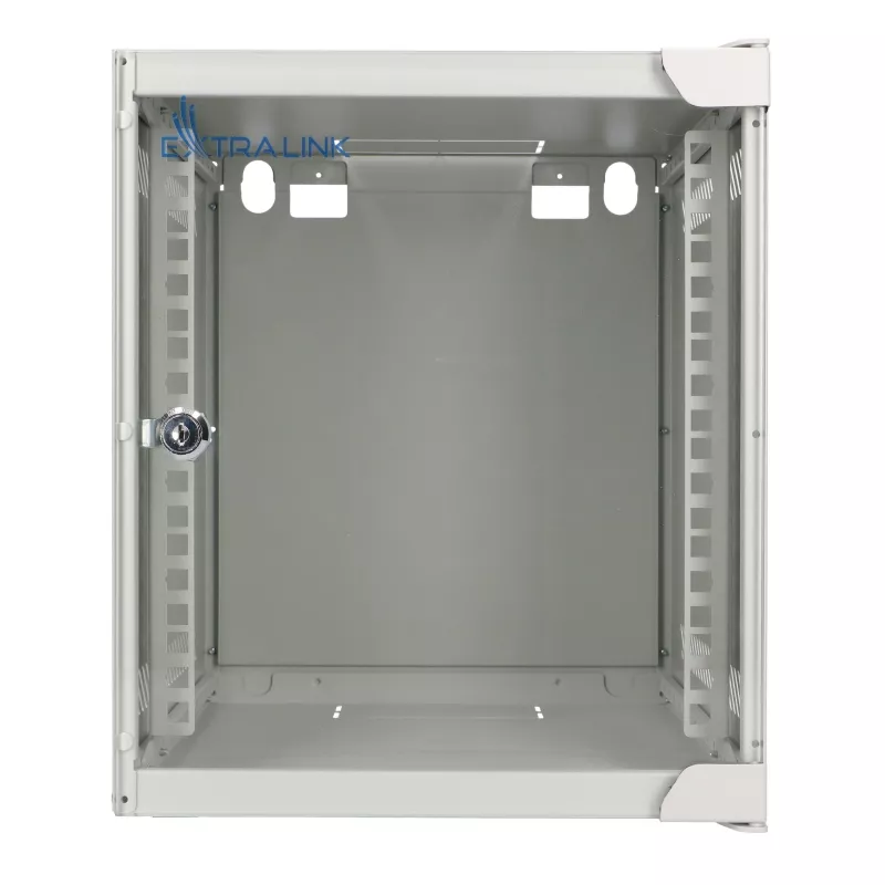 EXTRALINK LITE 6U 10 280X310 PIENENAMS UZ SIENAS STIPRINĀMS RACKMŪTA SKAPIS PELĒKS