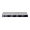 Pārvaldāms Gigabit Ethernet slēdzis Netgear GS752TX, 48x RJ-45 10/100/1000, 10G atbalsts, 1U statīvs, pelēks