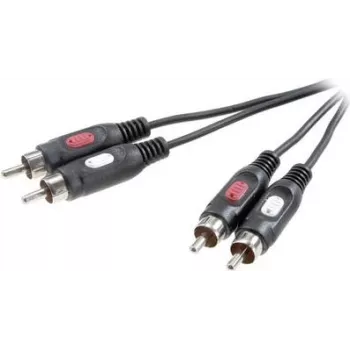 SpeaKa Professional SP-7869760 audio kabelis 0,5 m 2 x RCA melns (SP-7869760)