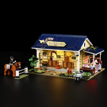 Lumibricks Pferdestall, konstrukciju rotaļlieta