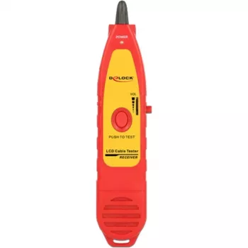 tīkla kabelis Tester DeLOCK 86109 Red dzeltena