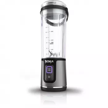 Sport blender Ninja BC151EUBK — 0.53 L bļoda, 14.4 W, baterija, ledus smalcināšana, melns