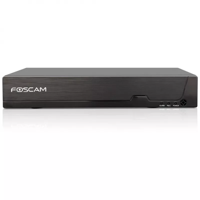 Tīkla videoierakstītājs FOSCAM FN9108HE 8 kanālu 5MP POE NVR Melns