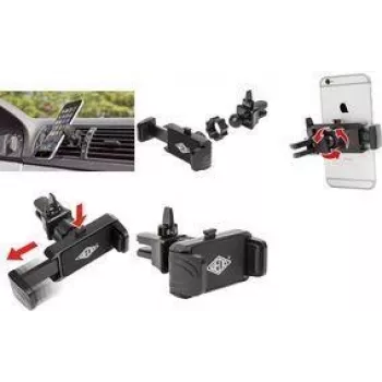 Viedtālruņa turētājs WEDO Clip-it 6006101 — regulējama skava, melns