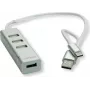 ROLINE 14.02.5037 interfeisa centrmezgls USB 2.0 480 Mbit/s sudraba - balts (14.02.5037)