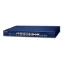 Pārvaldāms slēdzis PLANET Layer 3 24 portu 10/100/1000T Gigabit Ethernet 1U