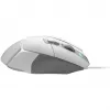 Spēļu peles komplekts Logitech G G502 X ar G240 cieto spēļu peles paliktni — labās rokas, optiskā 25600 DPI, USB Type-A, 13 pogas, balta