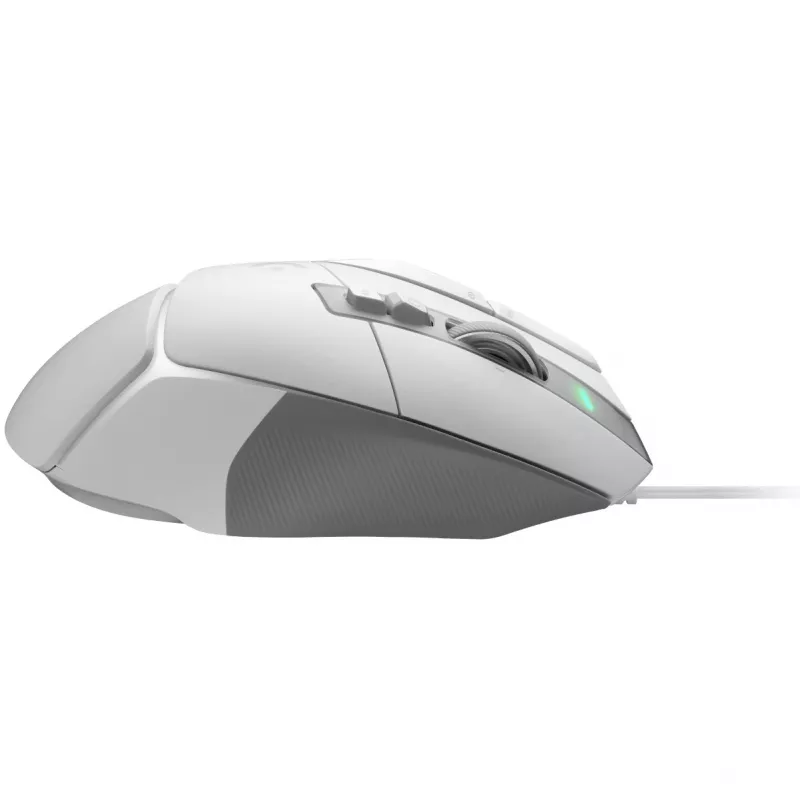 Spēļu peles komplekts Logitech G G502 X ar G240 cieto spēļu peles paliktni — labās rokas, optiskā 25600 DPI, USB Type-A, 13 pogas, balta