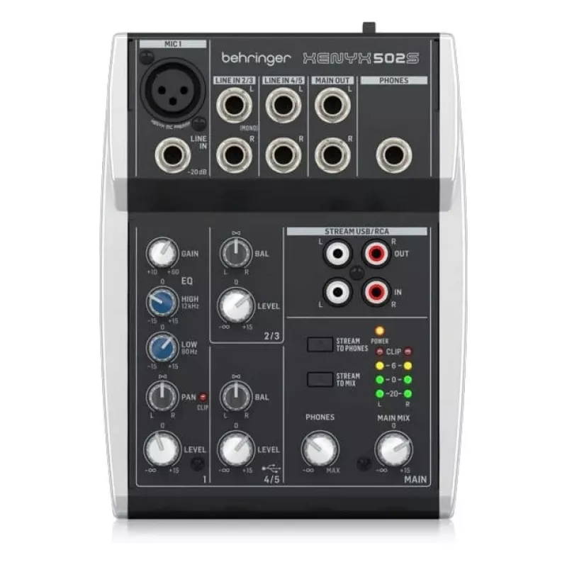 Behringer XENYX 502S - analogais audio mikseris