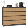 Topeshop M8 120 ANT/ART KPL kumode