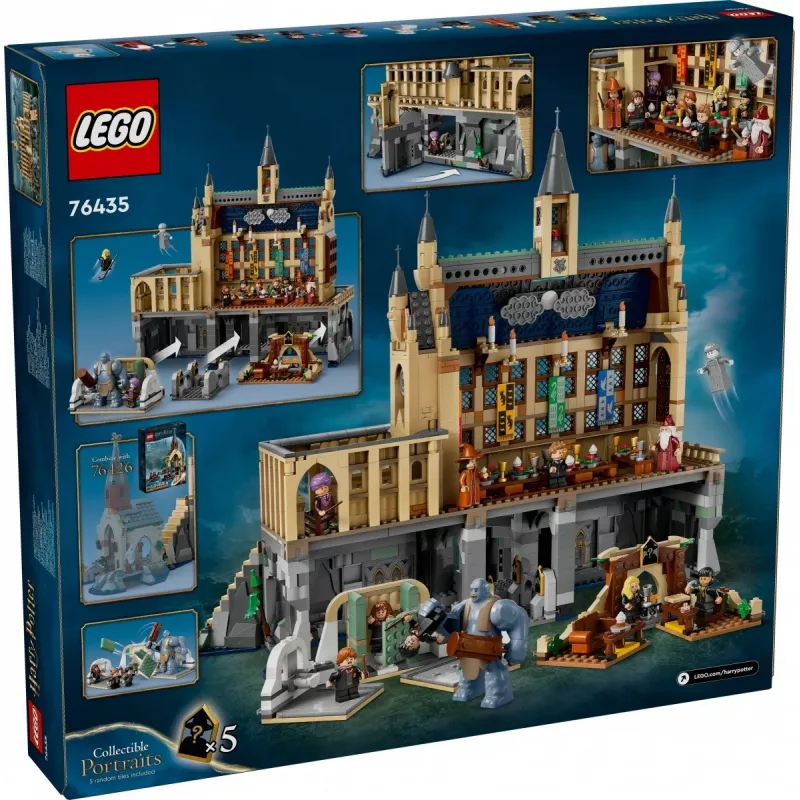 LEGO® Harry Potter™ Cūkkārpas pils: Lielā zāle 76435