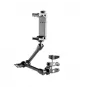 Smartphone mount deeper ITGAM0026 for kayak and boat — aluminium, adjustable angle, C-clamp up to 41 mm, phone spacing 65–95 mm