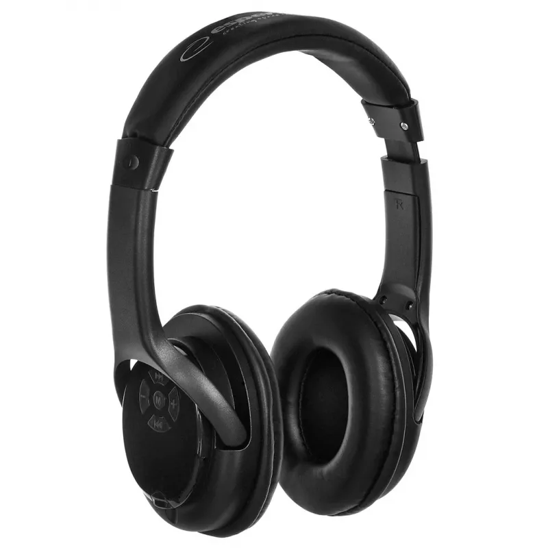 Esperanza Libero EH163K Bezvadu austiņas ar galvas saiti, mūzikas Mini-USB Bluetooth, melnas