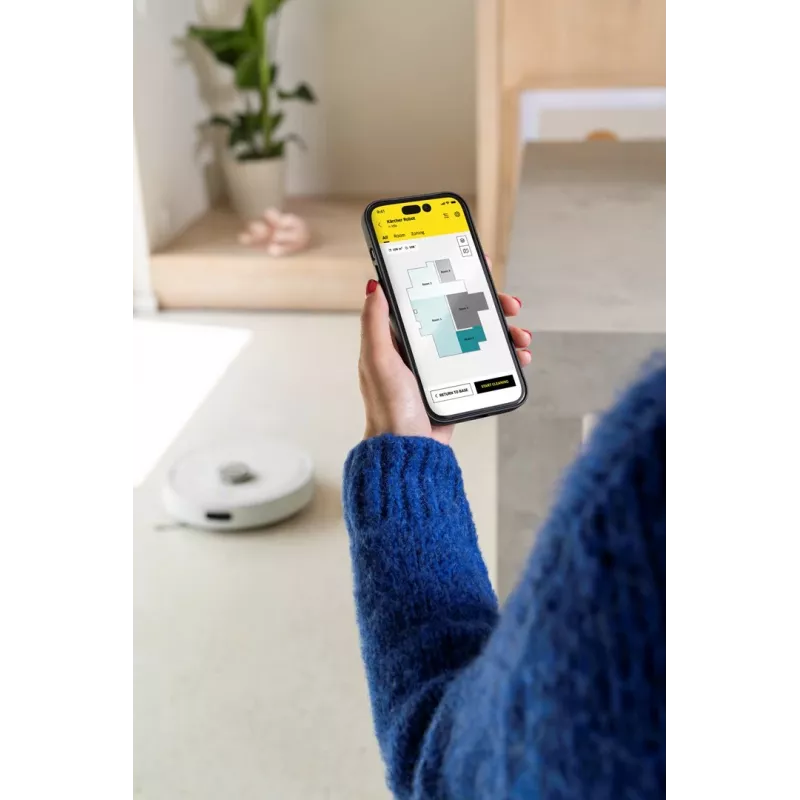 KARCHER RVC 3 Comfort Extra tīrīšanas robots ar bāzes staciju