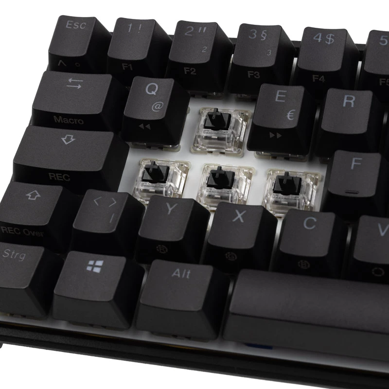 Ducky Mecha Pro SF klaviatūra spēlēm USB vācu izkārtojums melna