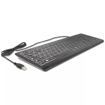 DeLOCK 12170 klaviatūra Universāla USB QWERTZ vācu melna mehāniska RGB