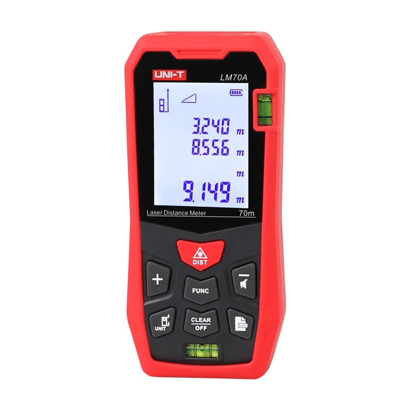 Lāzera attāluma mērītājs Unit LM70A — 70 m mērīšanas attālums, 1 mm precizitāte
